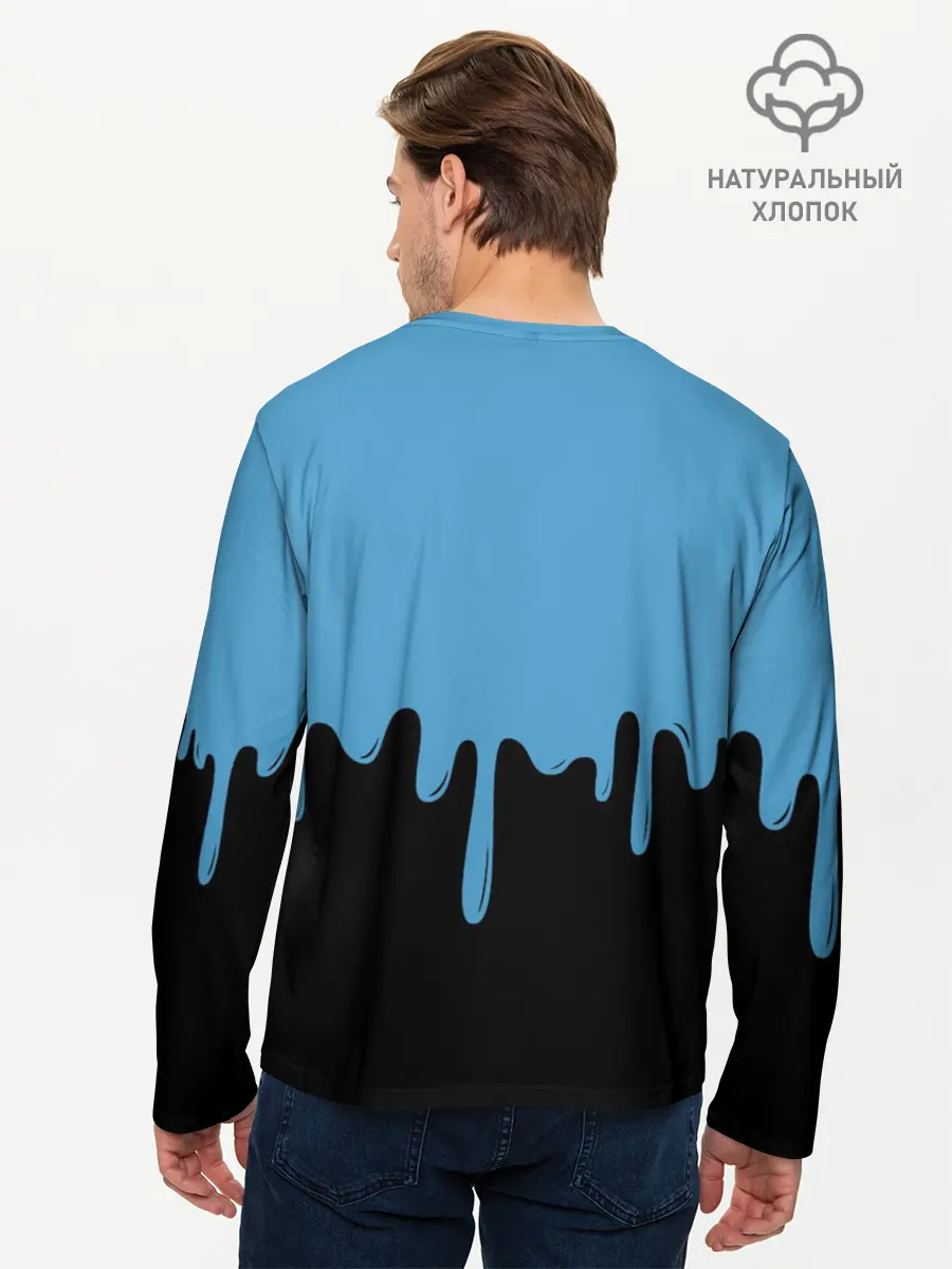 Мужской лонгслив базовый / FORTNITE - Black&Blue (P007_P004ooo1746367, P004ooo1746367)