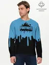 Мужской лонгслив базовый / FORTNITE - Black&Blue (P007_P004ooo1746367, P004ooo1746367)