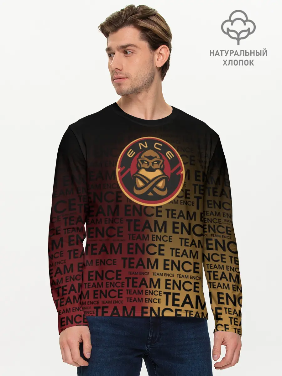 Мужской лонгслив базовый / TEAM ENCE (P007_P004ooo1746389, P004ooo1746389)