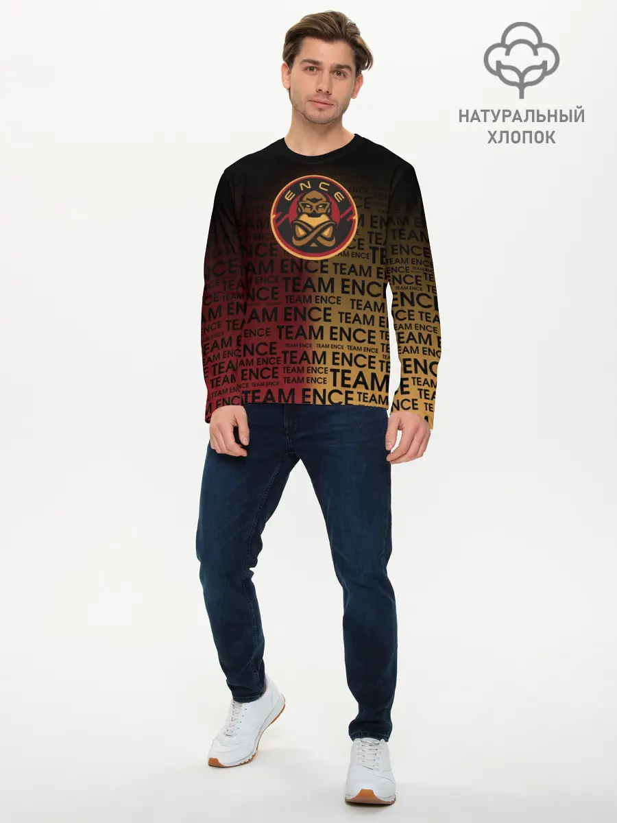 Мужской лонгслив базовый / TEAM ENCE (P007_P004ooo1746389, P004ooo1746389)