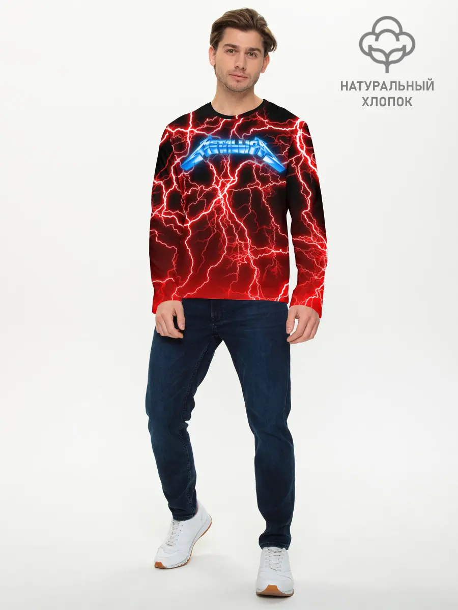 Мужской лонгслив базовый / METALLICA (P007_P004ooo1746439, P004ooo1746439)