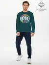 Мужской лонгслив базовый / All You Need is Love (P007_P004ooo1745883, P004ooo1745883)