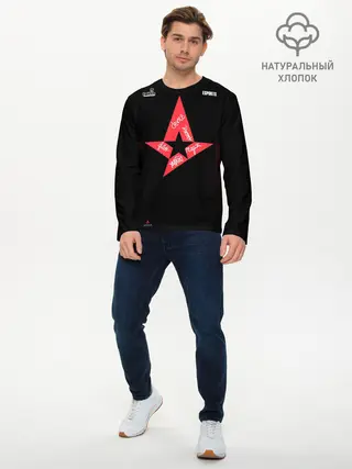 Мужской лонгслив базовый / Astralis (P007_P004ooo1745905, P004ooo1745905)