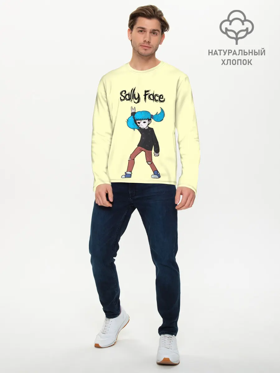 Мужской лонгслив базовый / Sally Face (P007_P004ooo1745937, P004ooo1745937)