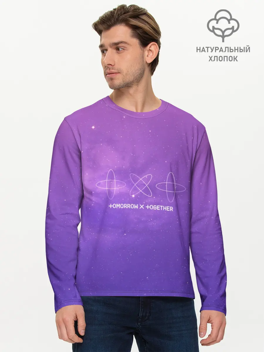 Мужской лонгслив базовый / TOMORROW X TOGETHER (P007_P004ooo1747099, P004ooo1747099)