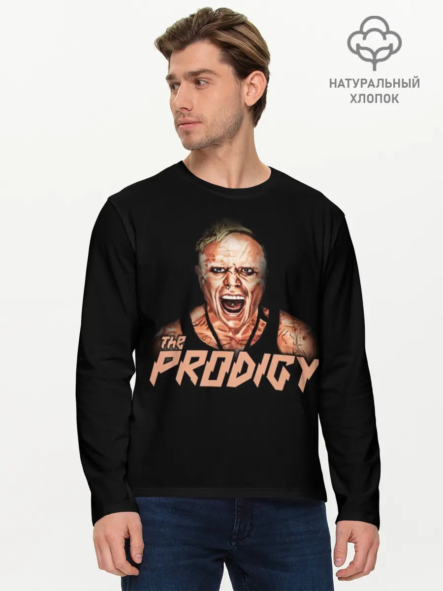 Мужской лонгслив базовый / The Prodigy (P007_P004ooo1747163, P004ooo1747163)