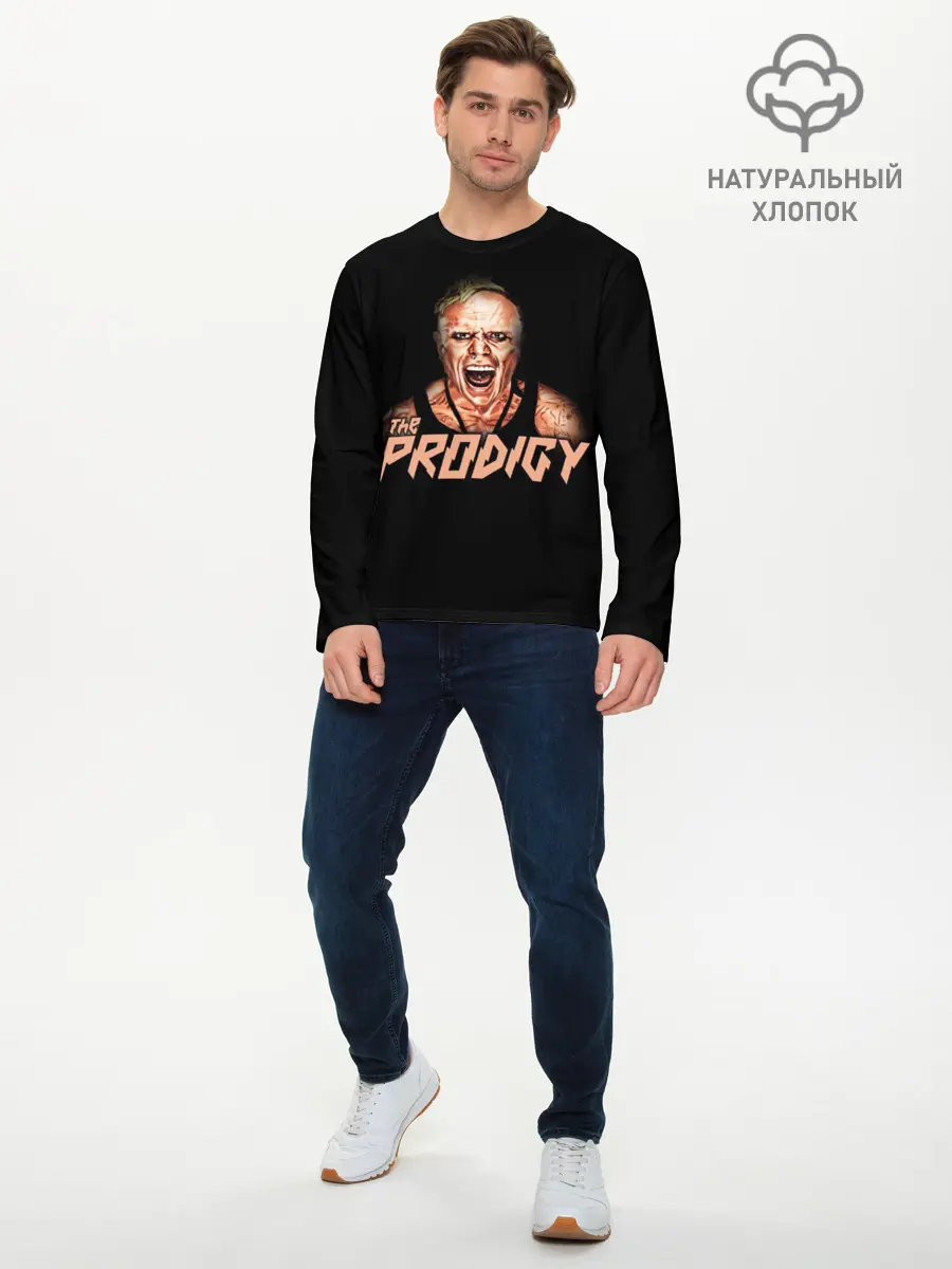 Мужской лонгслив базовый / The Prodigy (P007_P004ooo1747163, P004ooo1747163)