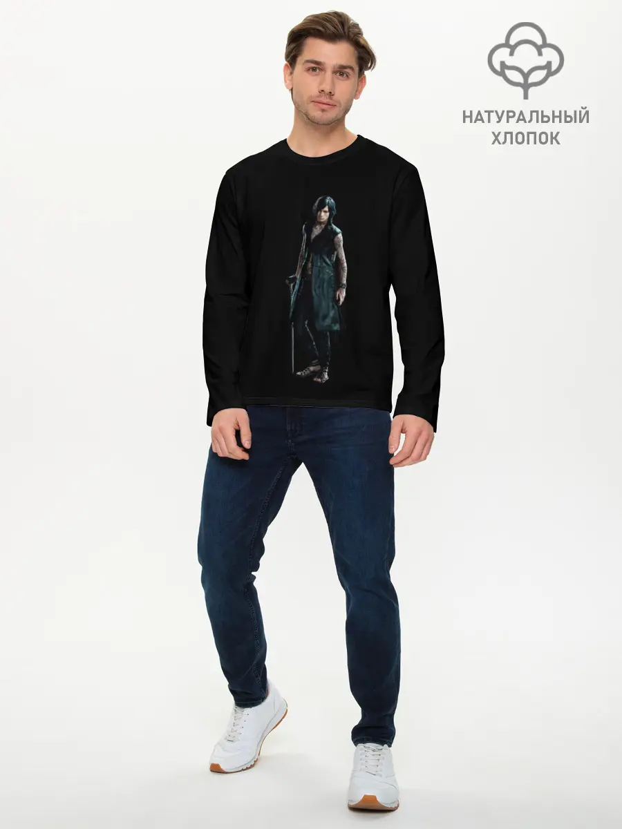 Мужской лонгслив базовый / Ви (P007_P004ooo1747261, P004ooo1747261)