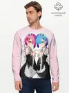 Мужской лонгслив базовый / Re:Zero. Рем и Рам (P007_P004ooo1747297, P004ooo1747297)