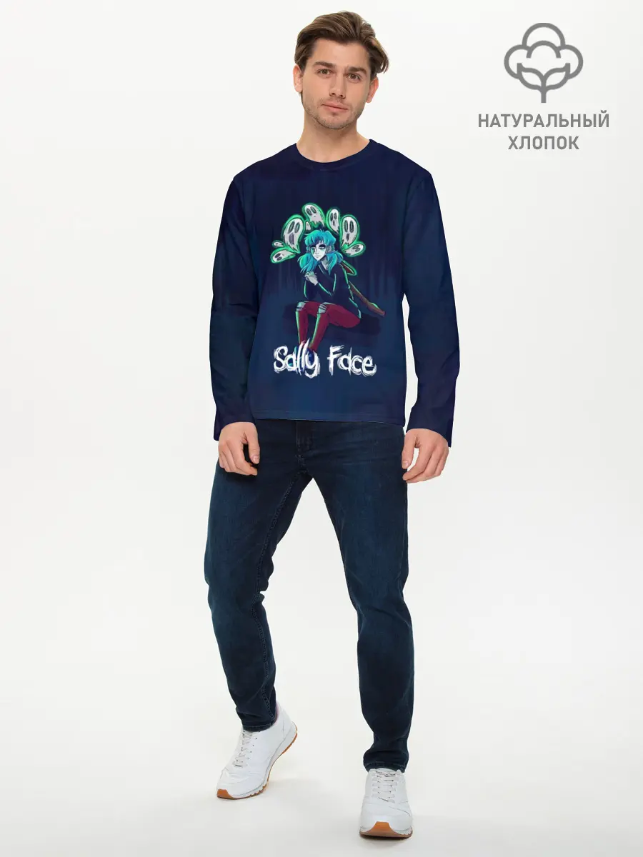 Мужской лонгслив базовый / Sally Face (P007_P004ooo1747051, P004ooo1747051)