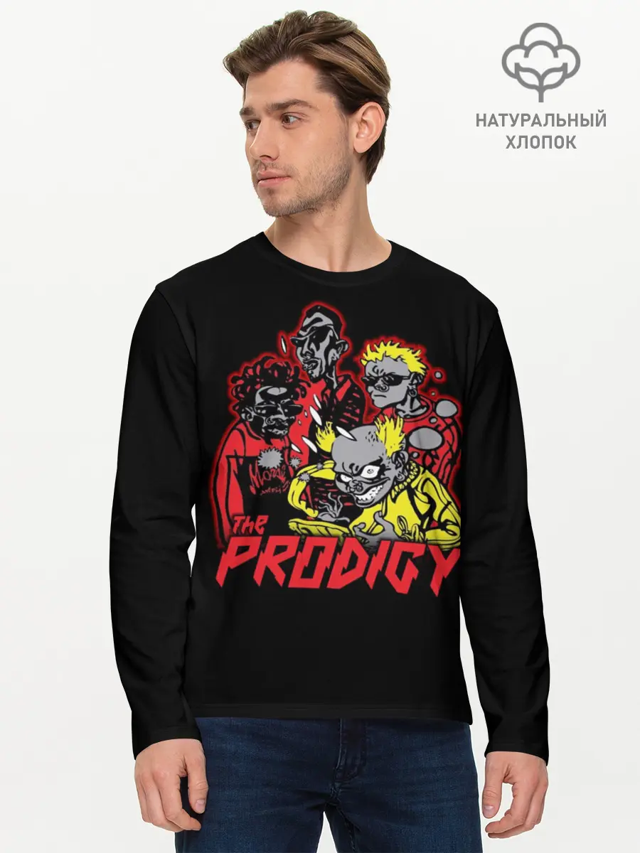 Мужской лонгслив базовый / The Prodigy (P007_P004ooo1746921, P004ooo1746921)