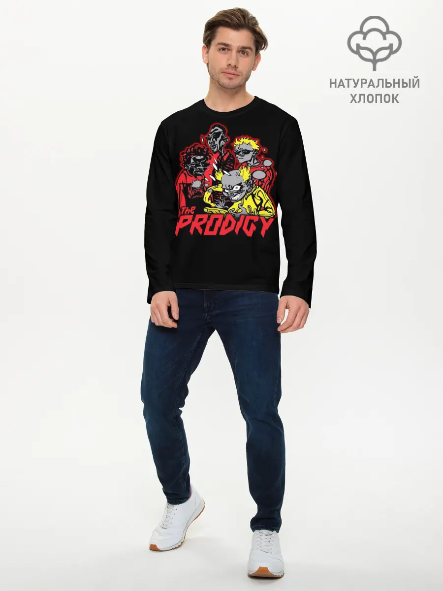 Мужской лонгслив базовый / The Prodigy (P007_P004ooo1746921, P004ooo1746921)