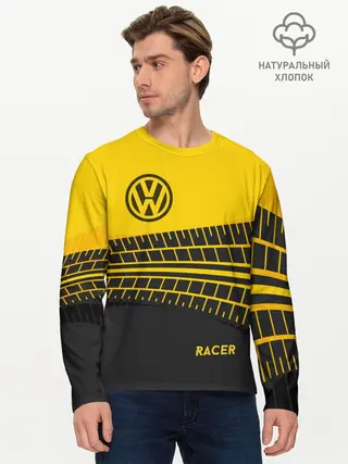 Мужской лонгслив базовый / Volkswagen (P007_P004ooo1747033, P004ooo1747033)