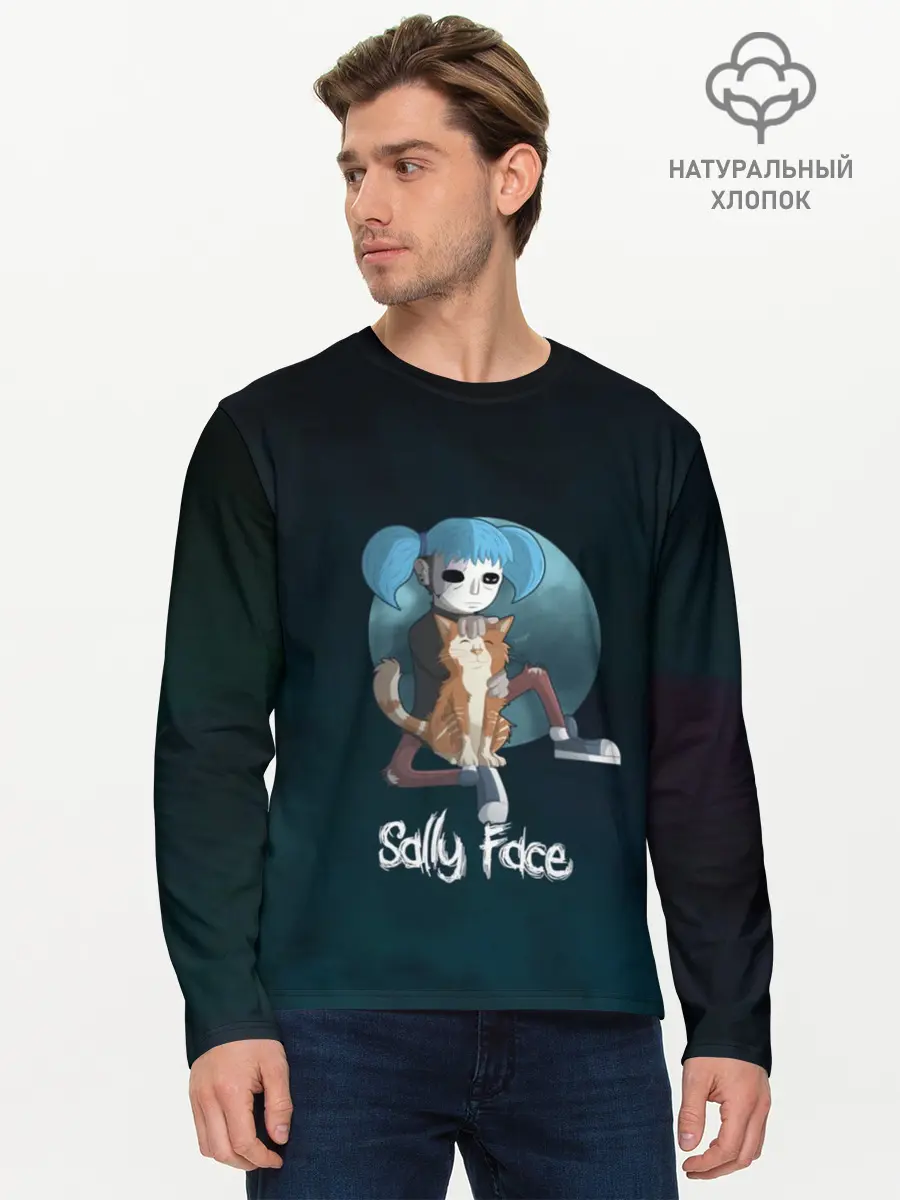 Мужской лонгслив базовый / Sally Face (P007_P004ooo1751163, P004ooo1751163)