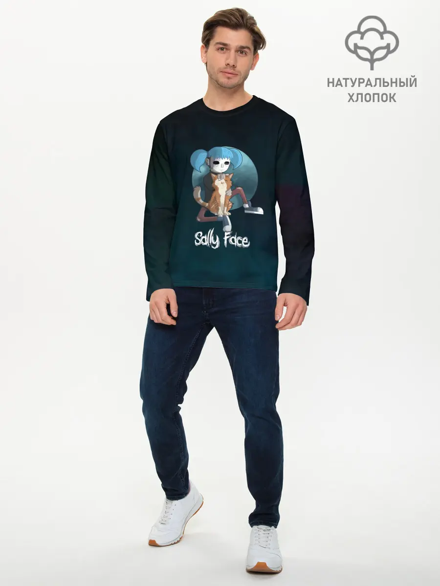 Мужской лонгслив базовый / Sally Face (P007_P004ooo1751163, P004ooo1751163)
