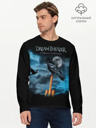 Мужской лонгслив базовый / Dream Theater (P007_P004ooo1751349, P004ooo1751349)