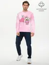 Мужской лонгслив базовый / Совушка с шариком (P007_P004ooo1750397, P004ooo1750397)