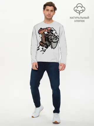 Мужской лонгслив базовый / Gamer (P007_P004ooo1750329, P004ooo1750329)