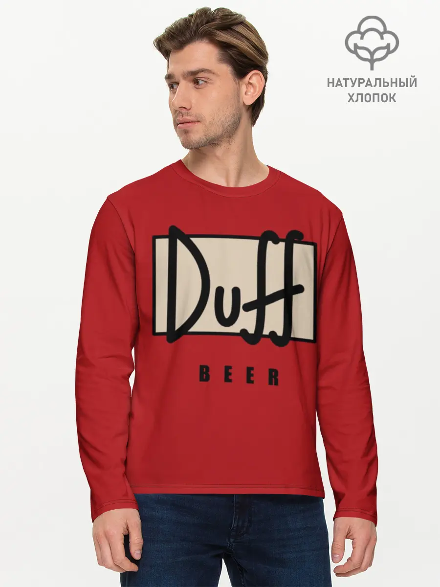 Мужской лонгслив базовый / Duff (P007_P004ooo1750803, P004ooo1750803)