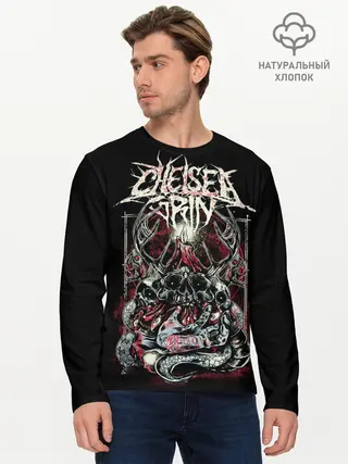 Мужской лонгслив базовый / Chelsea Grin (P007_P004ooo1750957, P004ooo1750957)