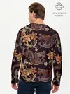 Мужской лонгслив базовый / Японские драконы (P007_P004ooo1752481, P004ooo1752481)