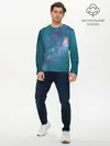 Мужской лонгслив базовый / Млечный путь (P007_P004ooo1752531, P004ooo1752531)