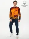 Мужской лонгслив базовый / Космос (P007_P004ooo1751641, P004ooo1751641)