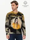 Мужской лонгслив базовый / Billie Eilish Акварель (P007_P004ooo1751663, P004ooo1751663)
