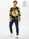 Мужской лонгслив базовый / Billie Eilish Акварель (P007_P004ooo1751663, P004ooo1751663)