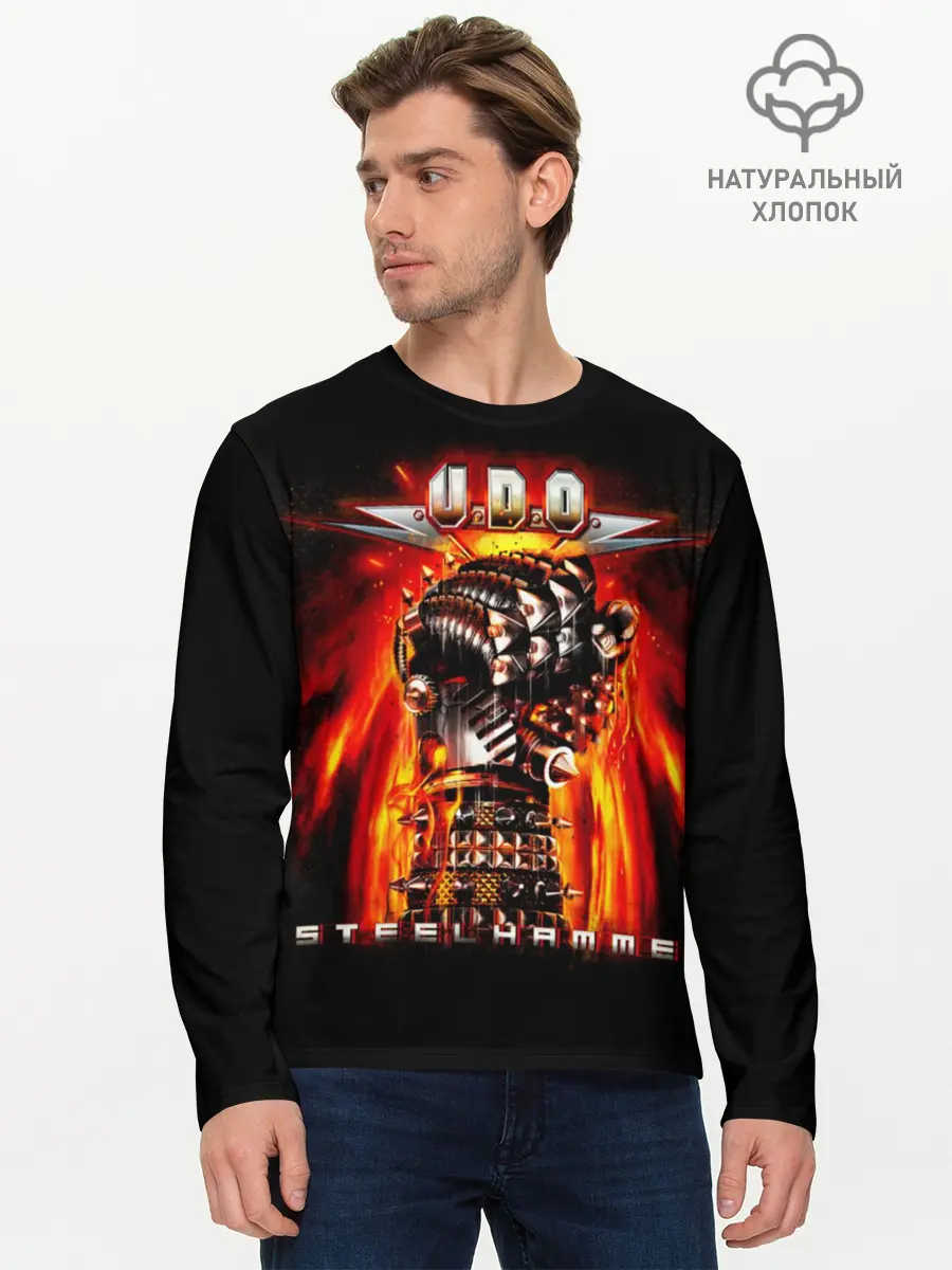 Мужской лонгслив базовый / U.D.O. (P007_P004ooo1751939, P004ooo1751939)