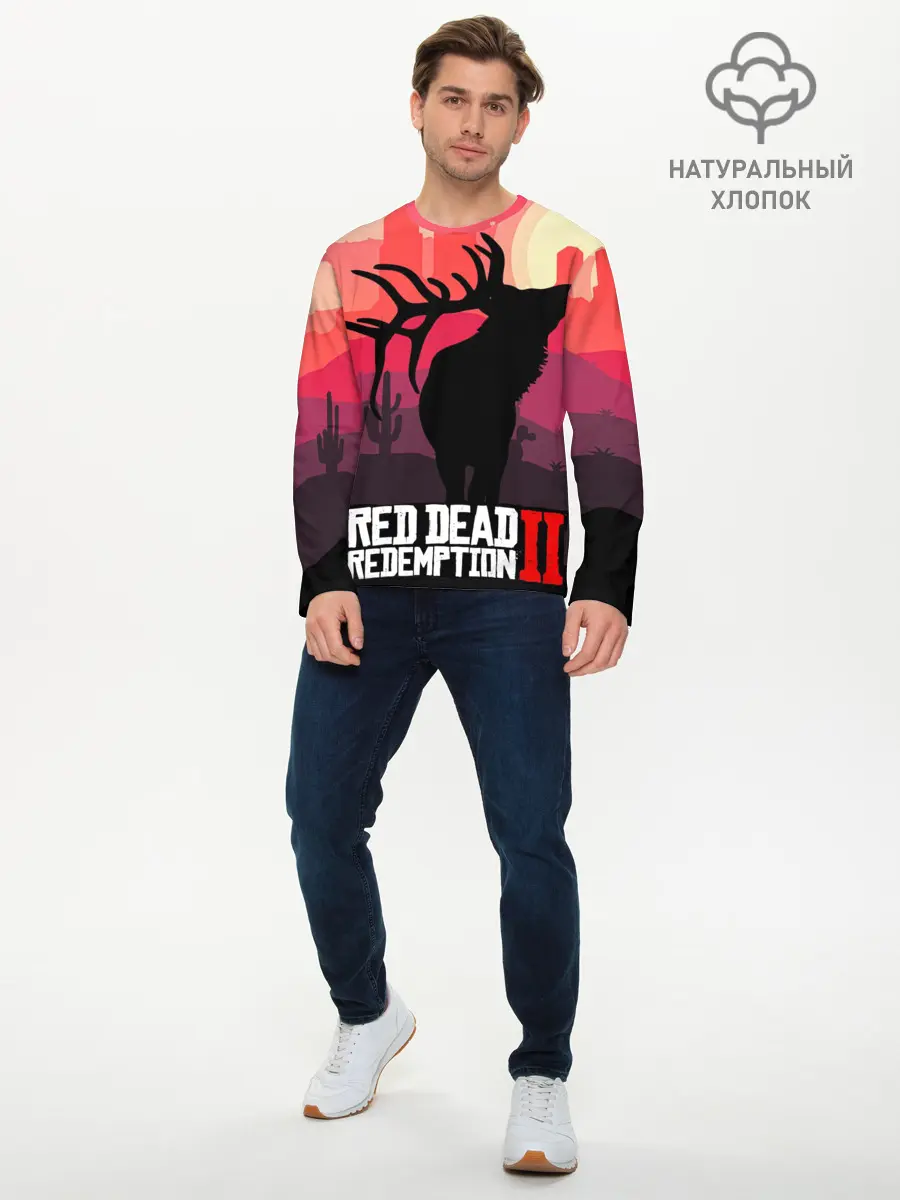 Мужской лонгслив базовый / RDR II (P007_P004ooo1753841, P004ooo1753841)