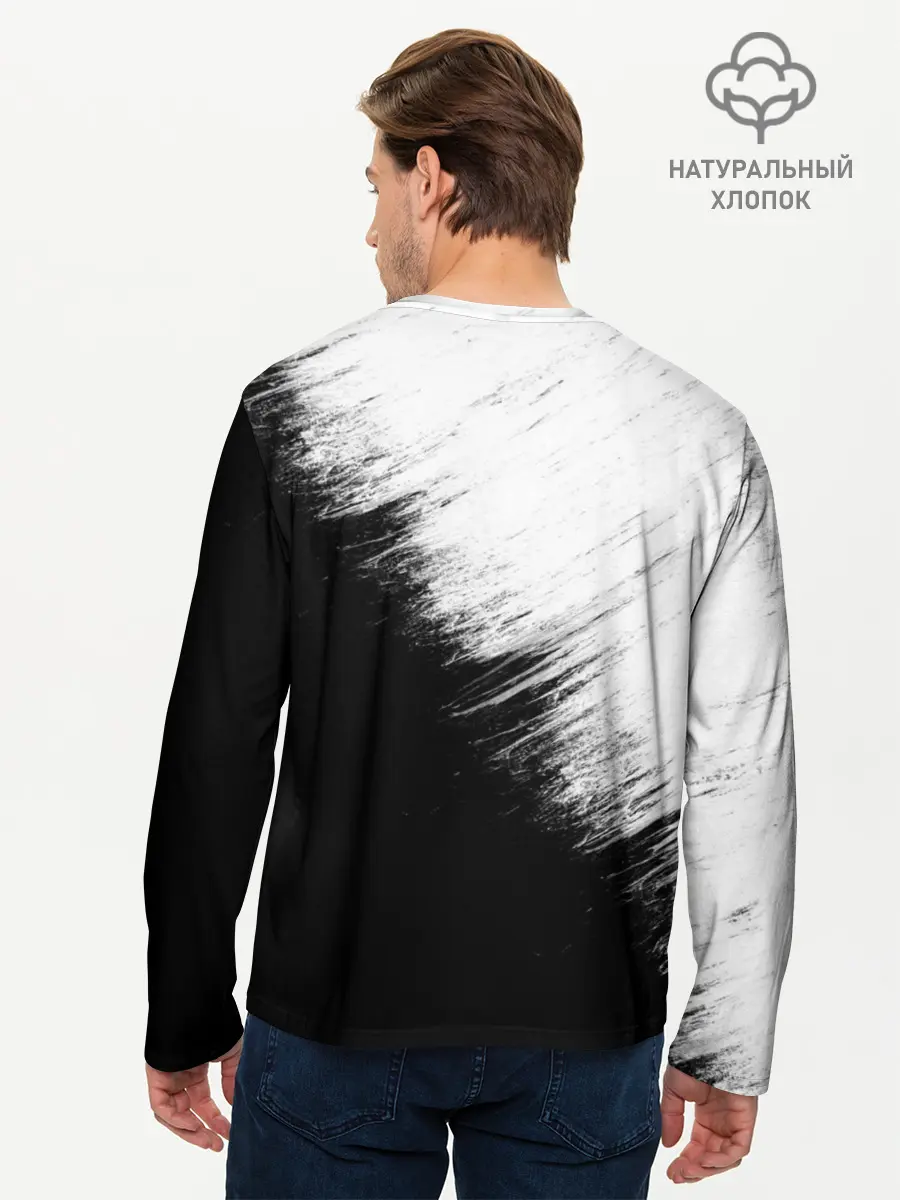 Мужской лонгслив базовый / Marshmello 3 (P007_P004ooo1755357, P004ooo1755357)
