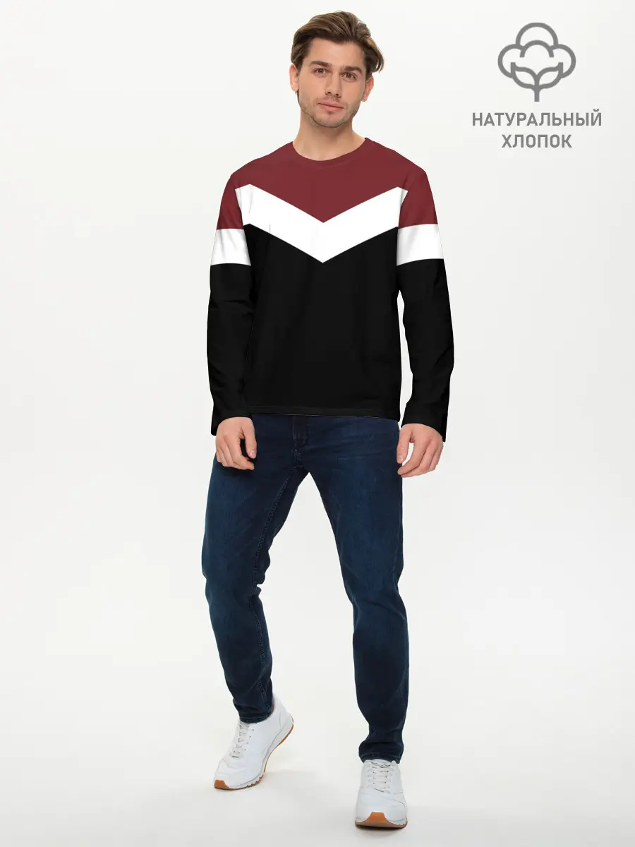 Мужской лонгслив базовый / Простота (P007_P004ooo1754479, P004ooo1754479)