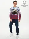 Мужской лонгслив базовый / Русский медведь (P007_P004ooo1754501, P004ooo1754501)