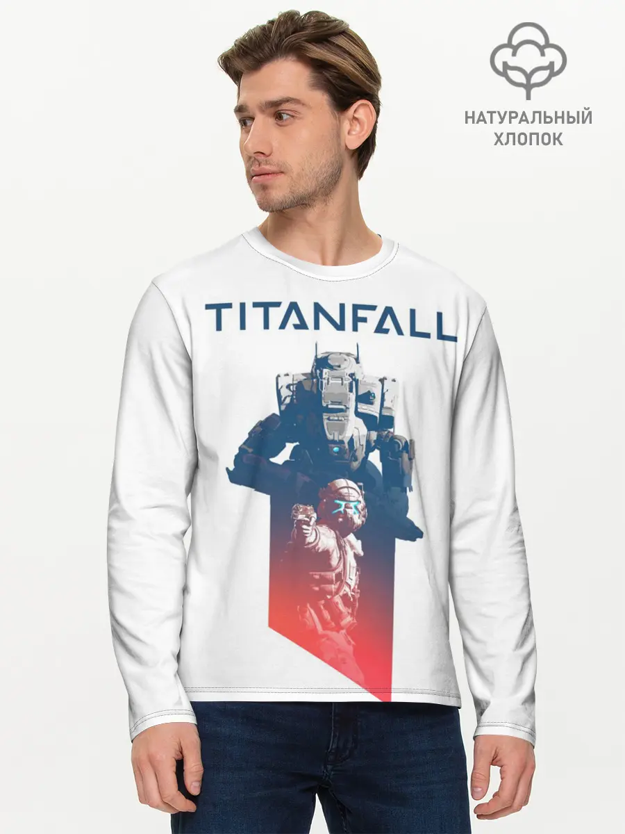 Мужской лонгслив базовый / Titanfall (P007_P004ooo1756753, P004ooo1756753)