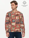 Мужской лонгслив базовый / Марки Великобритании (P007_P004ooo1756959, P004ooo1756959)