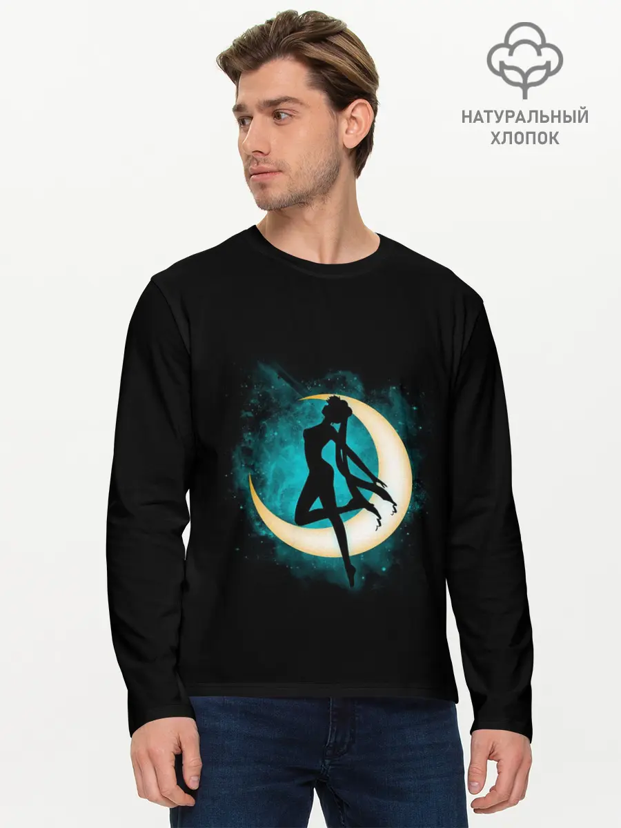 Мужской лонгслив базовый / Sailor Moon (P007_P004ooo1756205, P004ooo1756205)