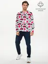 Мужской лонгслив базовый / Русский орнамент (P007_P004ooo1757377, P004ooo1757377)