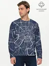 Мужской лонгслив базовый / Карта Москвы (P007_P004ooo1757407, P004ooo1757407)