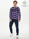 Мужской лонгслив базовый / Cat Space (P007_P004ooo1757551, P004ooo1757551)