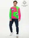 Мужской лонгслив базовый / Splatoon 2 (P007_P004ooo1757559, P004ooo1757559)