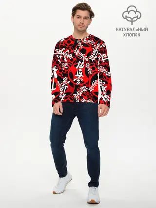 Мужской лонгслив базовый / Каратэ киокушинкай