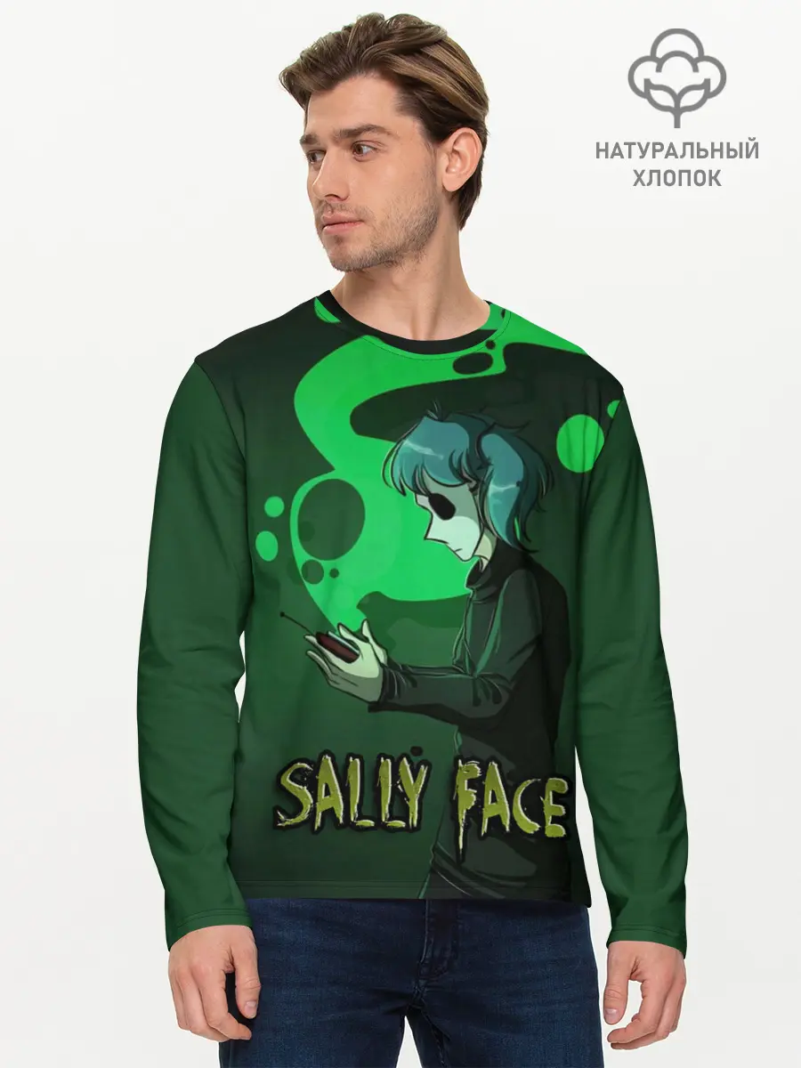 Мужской лонгслив базовый / Sally Face (P007_P004ooo1757195, P004ooo1757195)