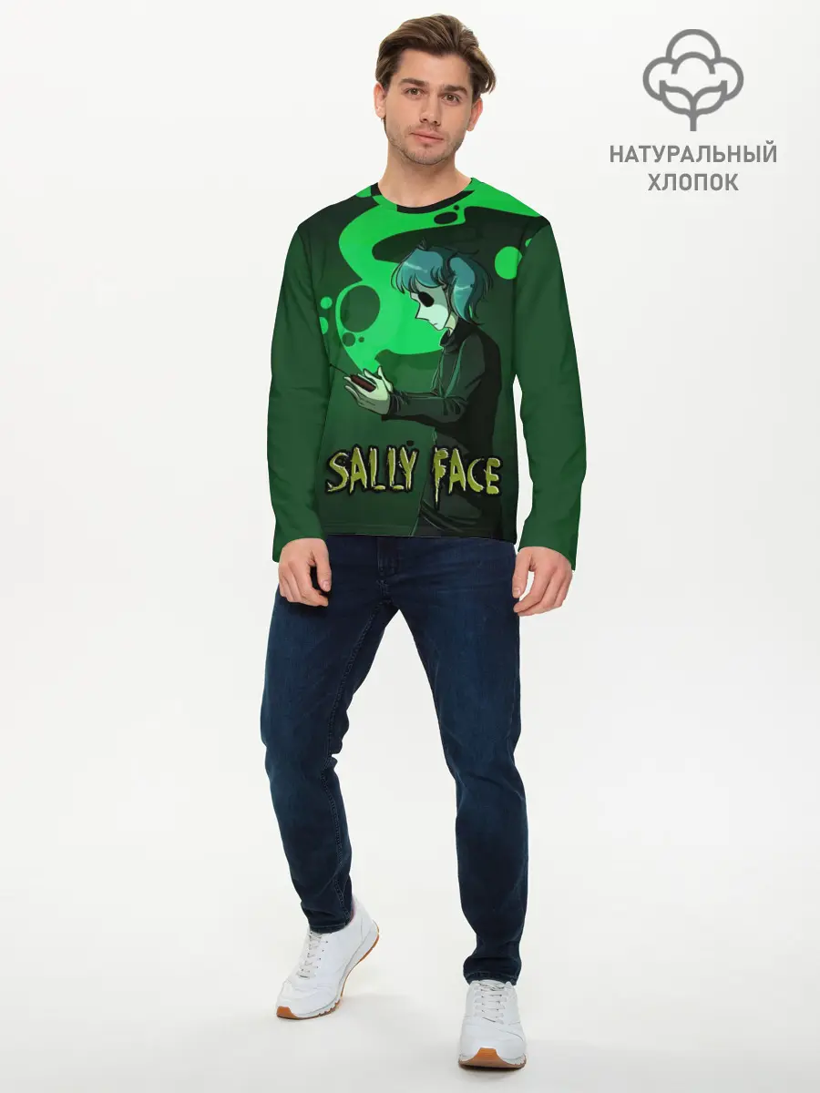 Мужской лонгслив базовый / Sally Face (P007_P004ooo1757195, P004ooo1757195)