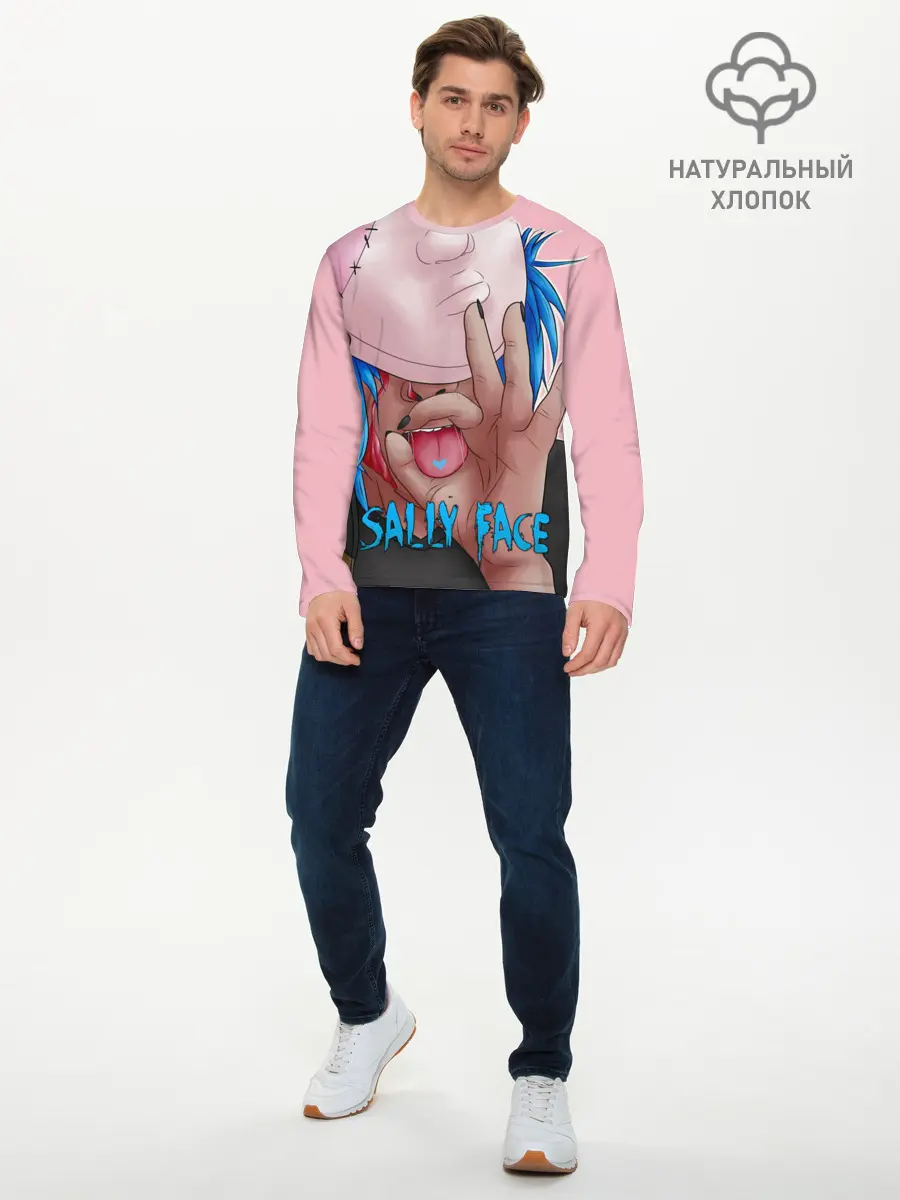 Мужской лонгслив базовый / Sally Face (P007_P004ooo1757203, P004ooo1757203)