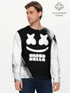 Мужской лонгслив базовый / Marshmello 4 (P007_P004ooo1758245, P004ooo1758245)