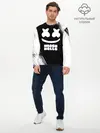 Мужской лонгслив базовый / Marshmello 4 (P007_P004ooo1758245, P004ooo1758245)