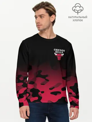 Мужской лонгслив базовый / CHICAGO BULLS