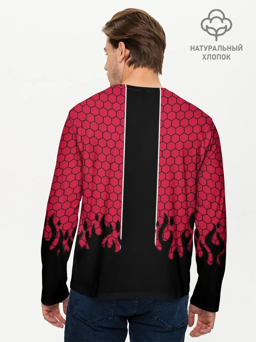 Мужской лонгслив базовый / CHICAGO BULLS (P007_P004ooo1758535, P004ooo1758535)