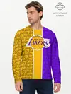 Мужской лонгслив базовый / LA LAKERS (P007_P004ooo1757633, P004ooo1757633)